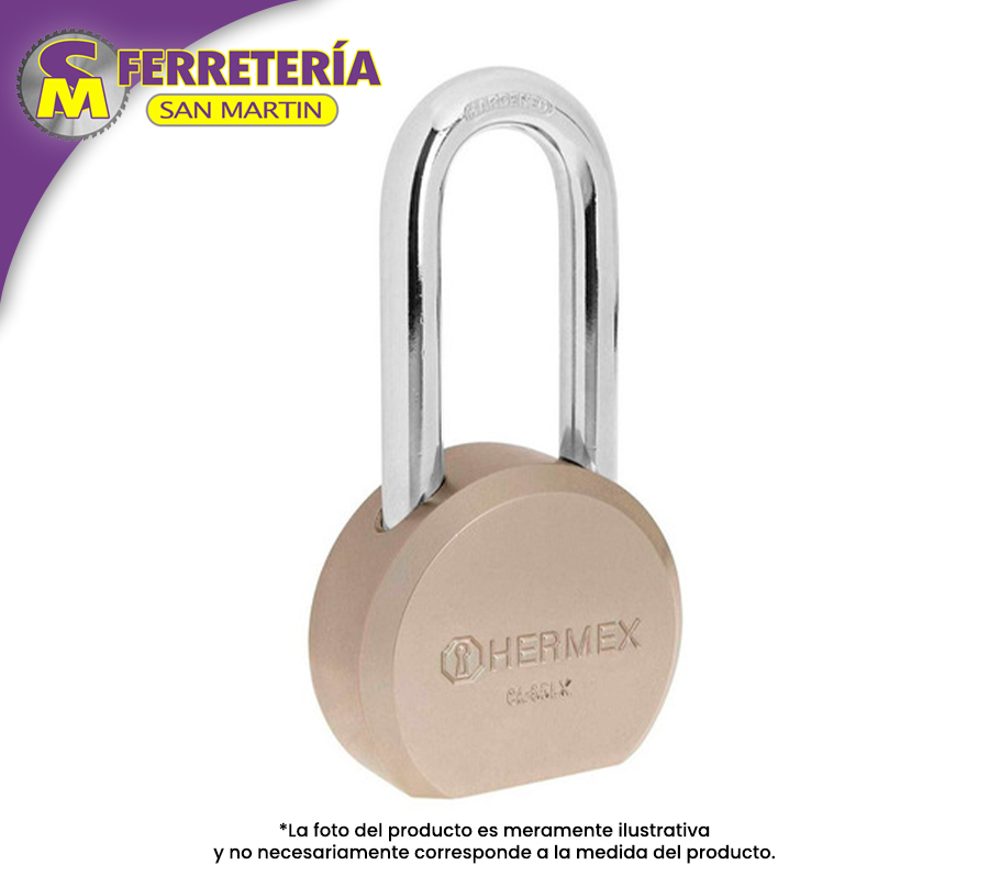 CANDADO TETRA 65MM 43339(HERMEX)
